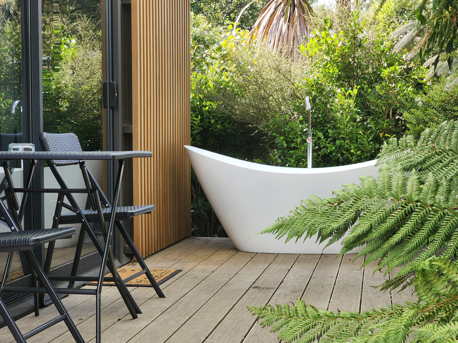 Outside baths