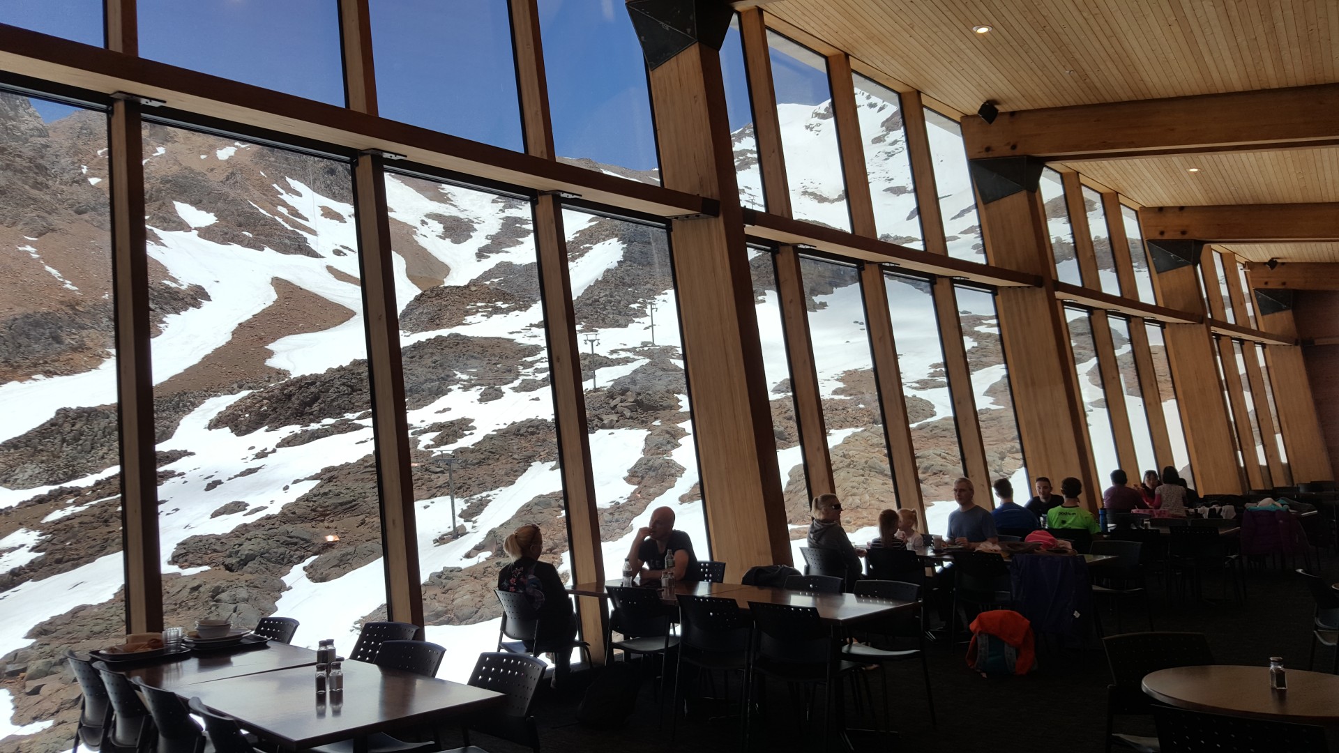 Sitting above 2000m you can wine & dine play in the snow
