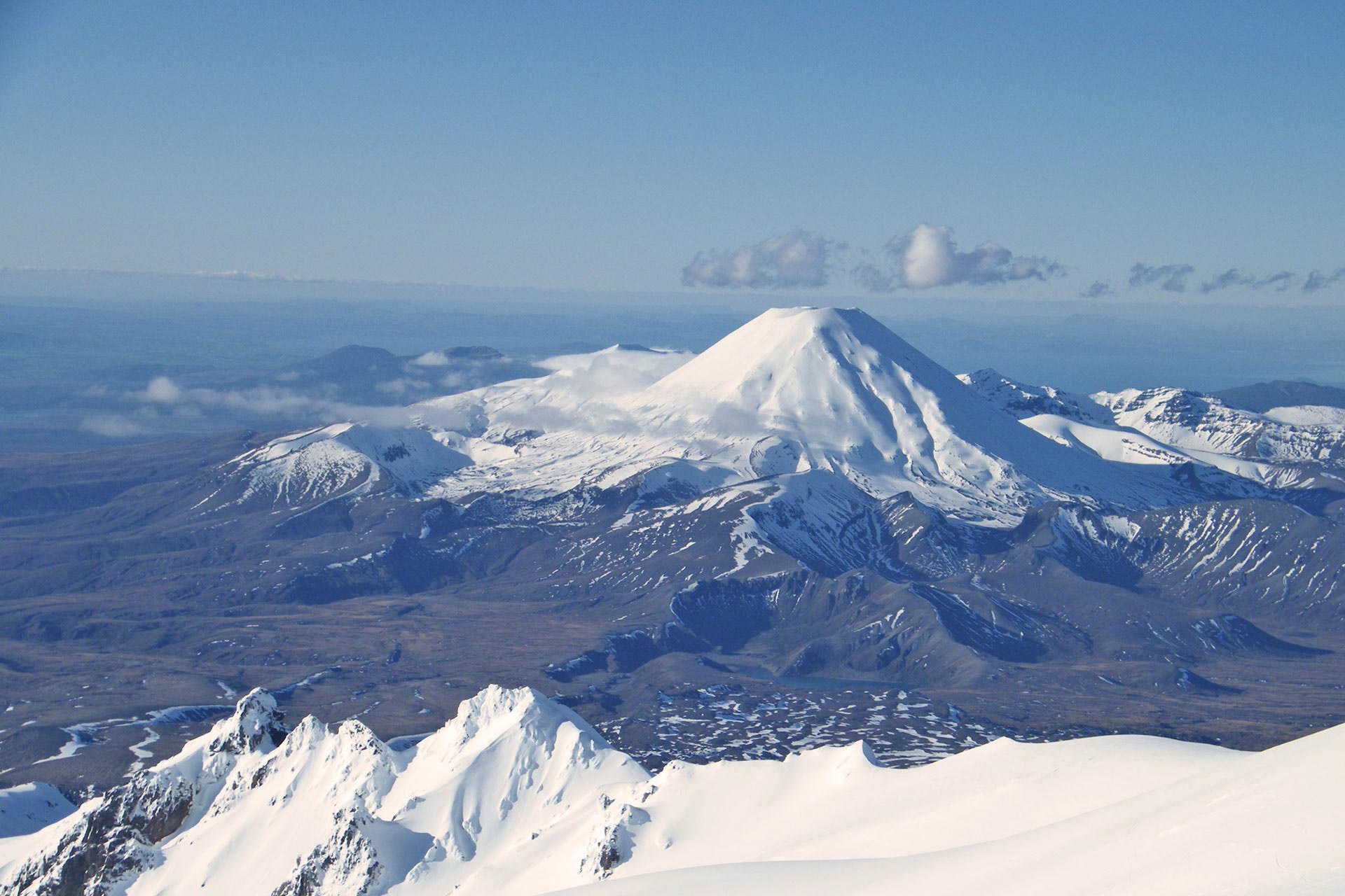View of Mt Ngauruhoe from Mt Ruapehu